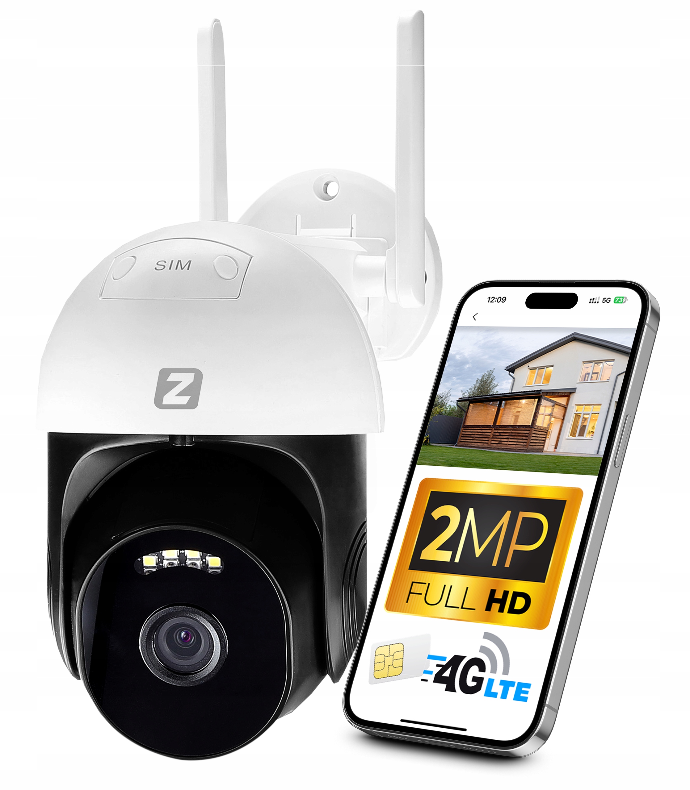 Kamera Obrotowa IP GSM 3G 4G LTE SIM 2MP FULL HD