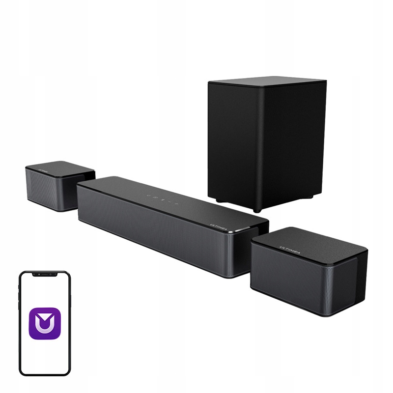Soundbar Ultimea Poseidon D50 S Výkonným Prostorovým Zvukem