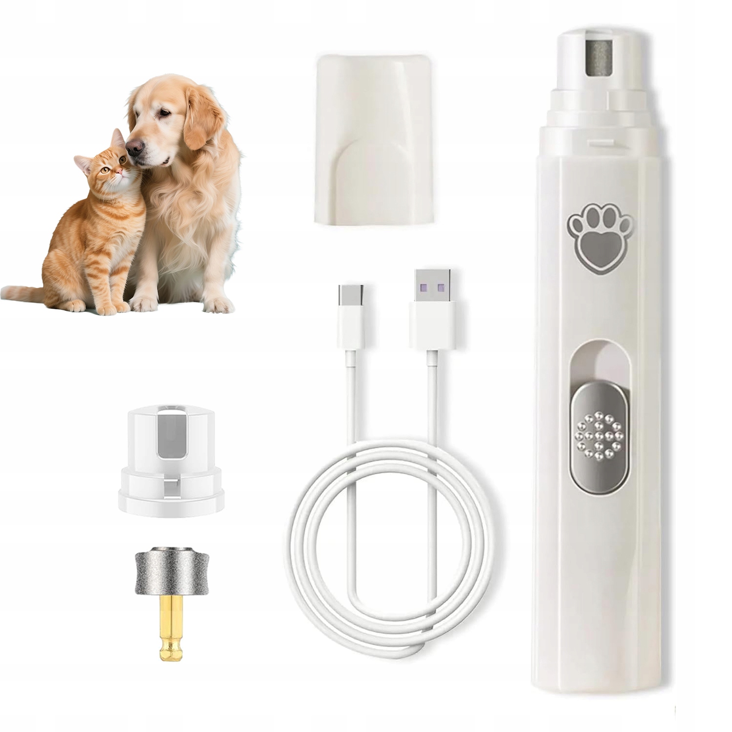 Levně Zastřihovač Psích Tlapek, Kočičí Strojek, Srst, Tichý Chod, Přesný Elektrický Chod