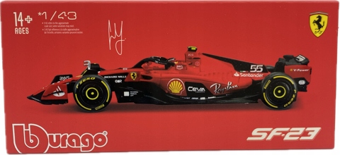 F1 Ferrari F1-SF23 2023 Sainz Helma BBurago 1:43