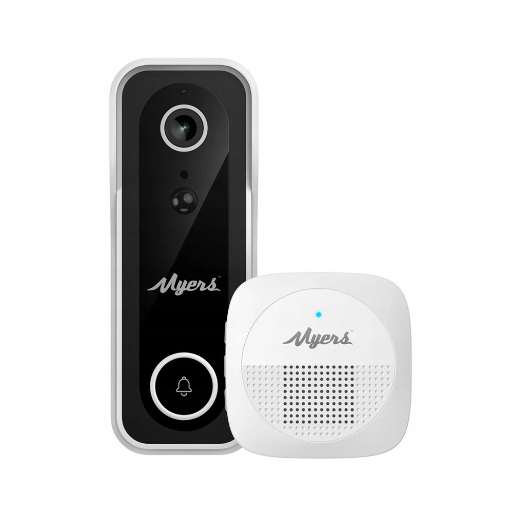 Myers Smart Videozvonek Sada 4MP Qhd WiFi IP65 Baterie Zvonek