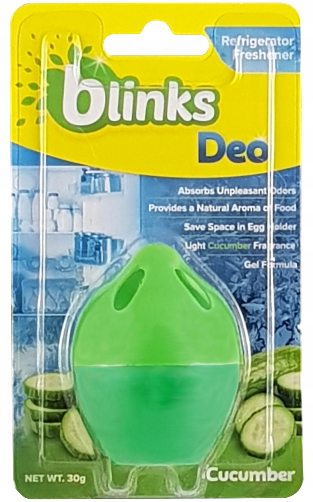 

Blinks Deo Ogórek Pochłaniacz Zapach do Lodówek Uk