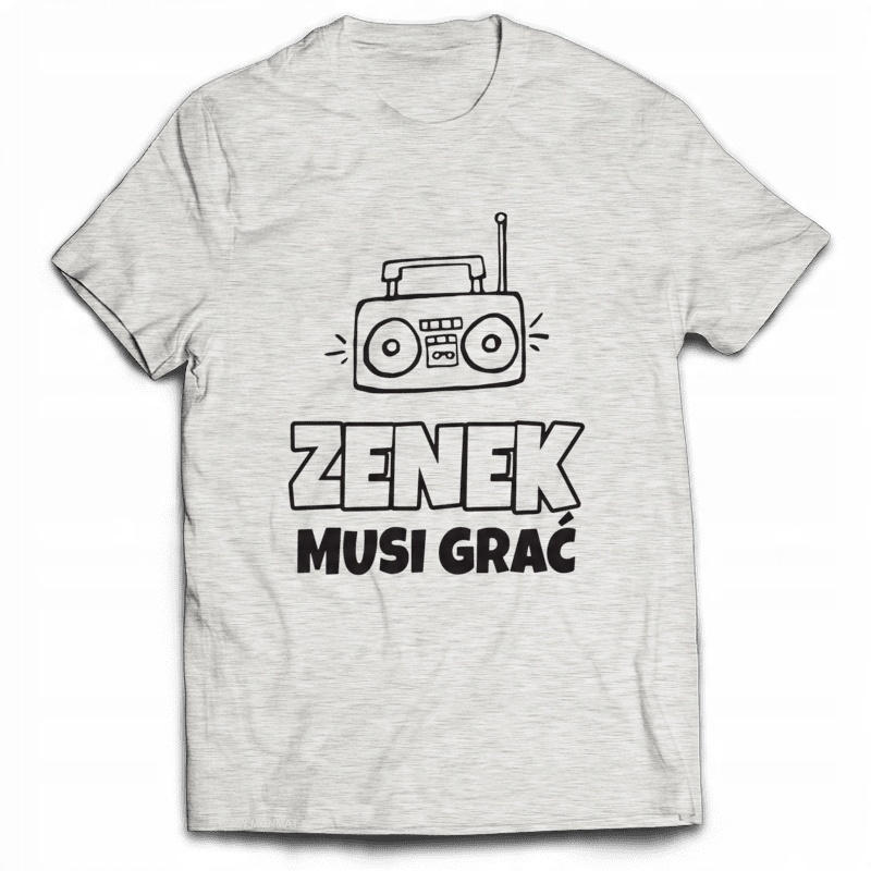 

Koszulka Śmieszne - Zenek Musi Grać XXL