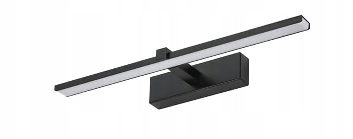 Lampa Nad Zrcadlo Led 8W 40cm Venus Černá Neutral