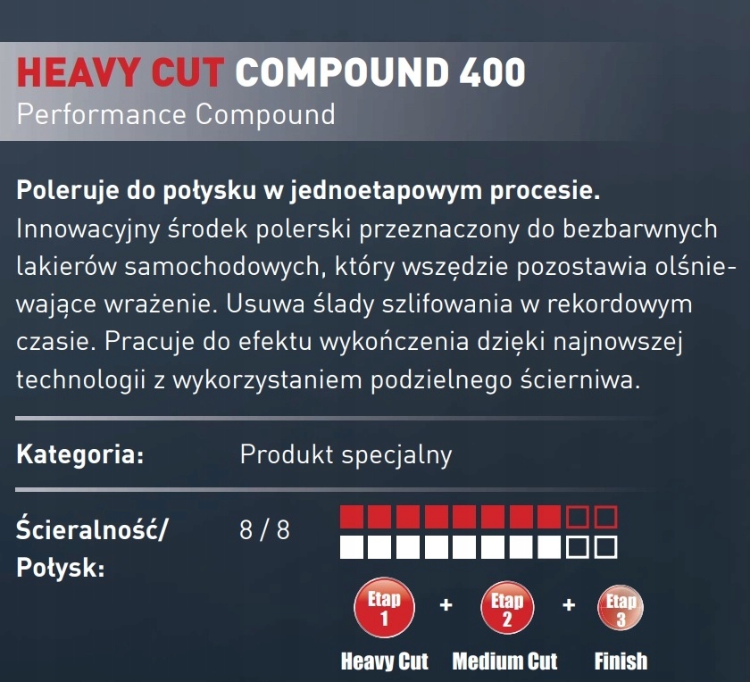 Menzerna 400 Heavy Cut Compound 1000ml