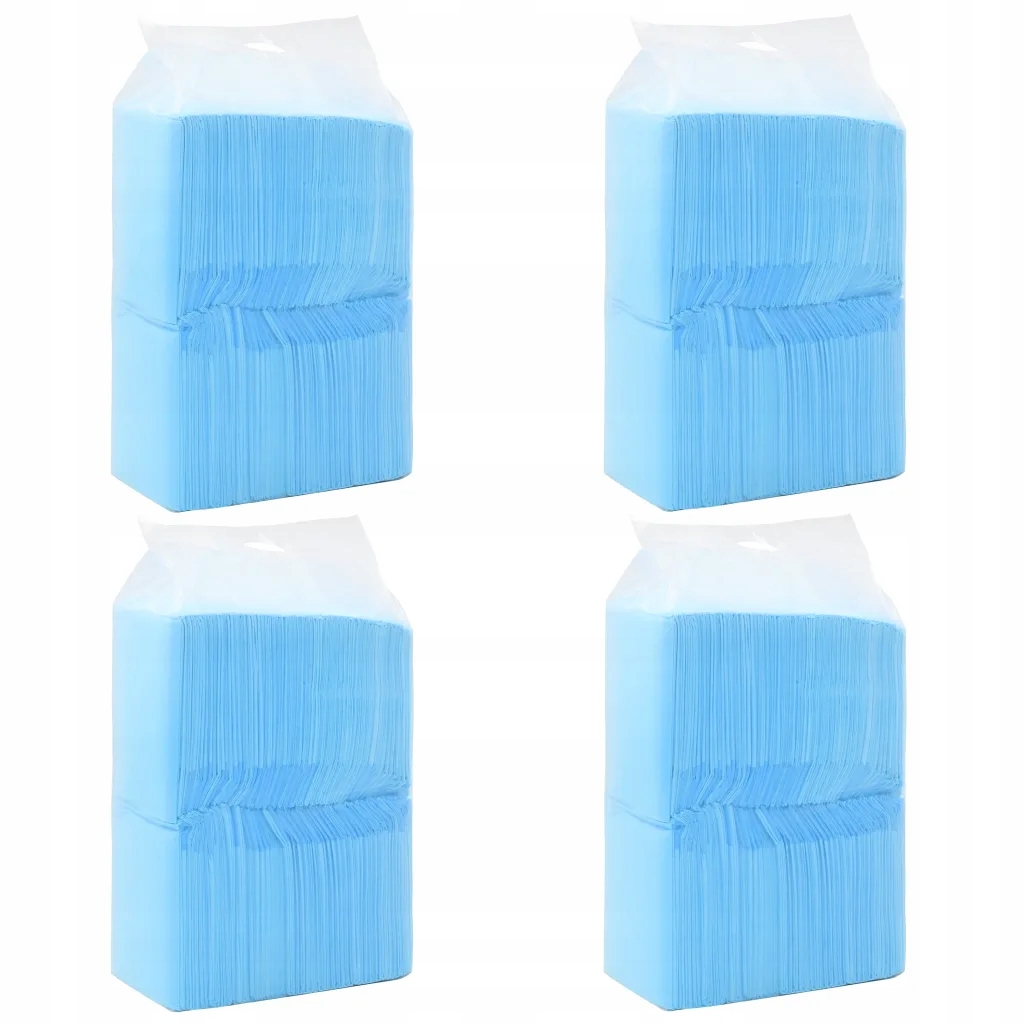 Hygienické podložky pro štěňata 4vrstvé 90 x 60 cm modro-bílé