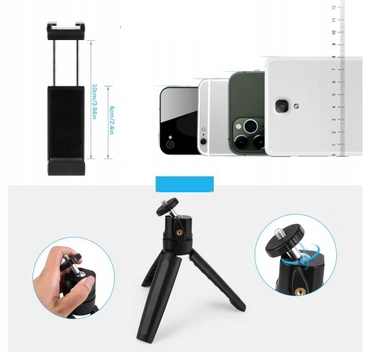 NADAJNIK ODBIORNIK MIKROFON BEZPRZEWODOWY STATYW ANDOER Model Wireless Microphone System