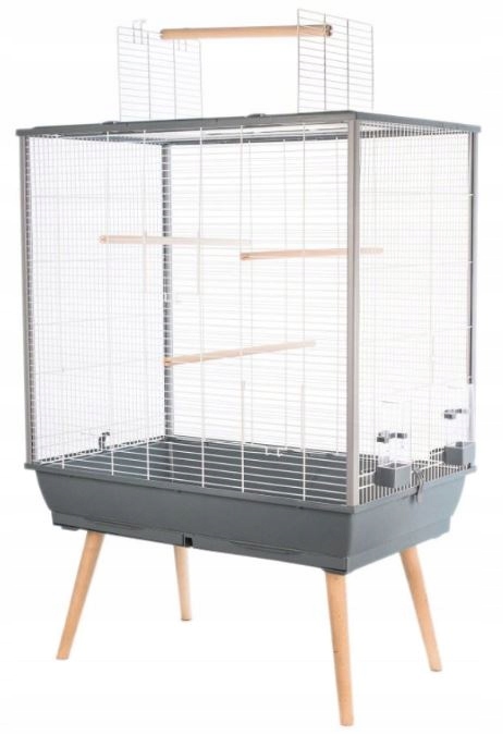 Levně Klec pro ptáky Zolux Neo Jili H80 šedá