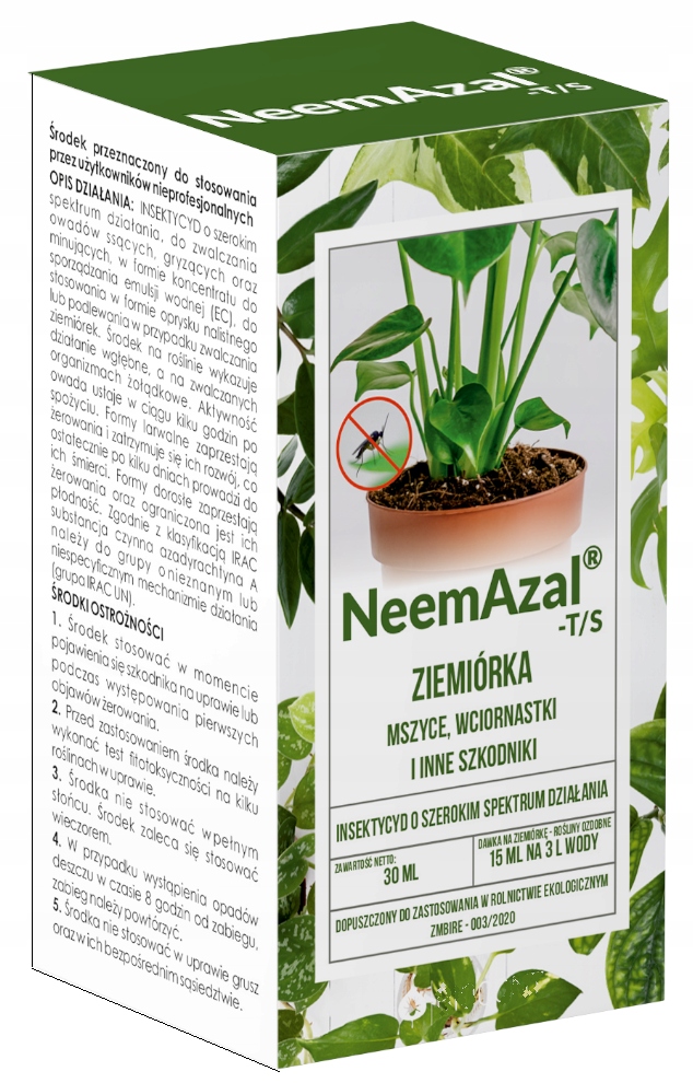 

Neemazal T/s 30ML Owadobójczy Na Ziemiórki