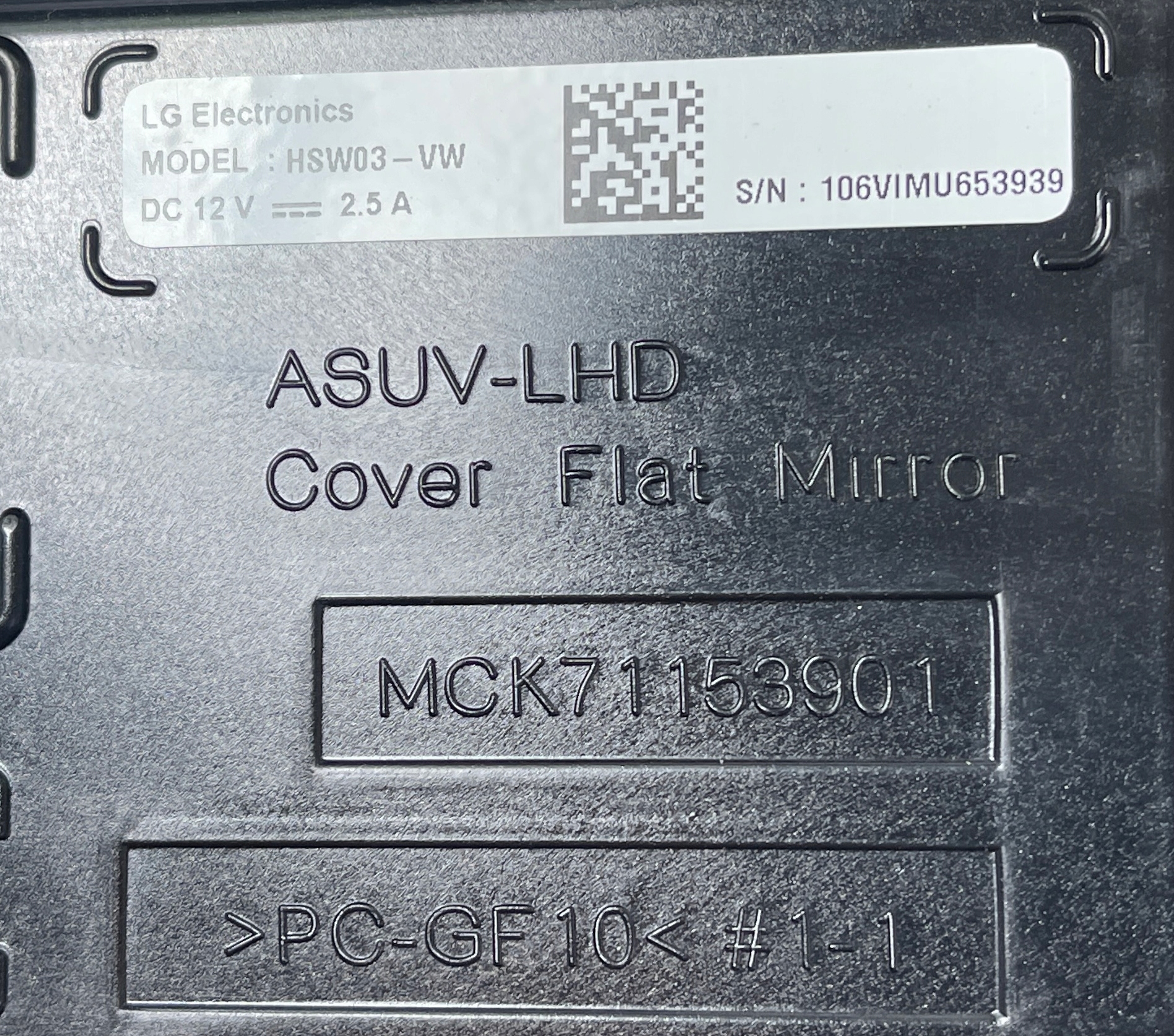 VW ID4 ID.4 display HEAD UP 11B919608B