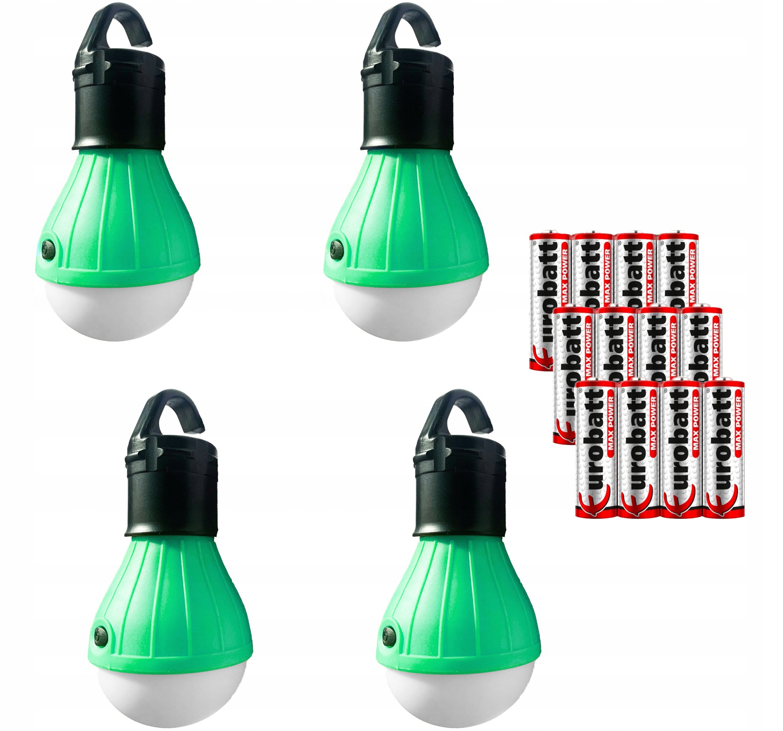 

Zestaw 4x Lampka Turystyczna Led biwak pod namiot