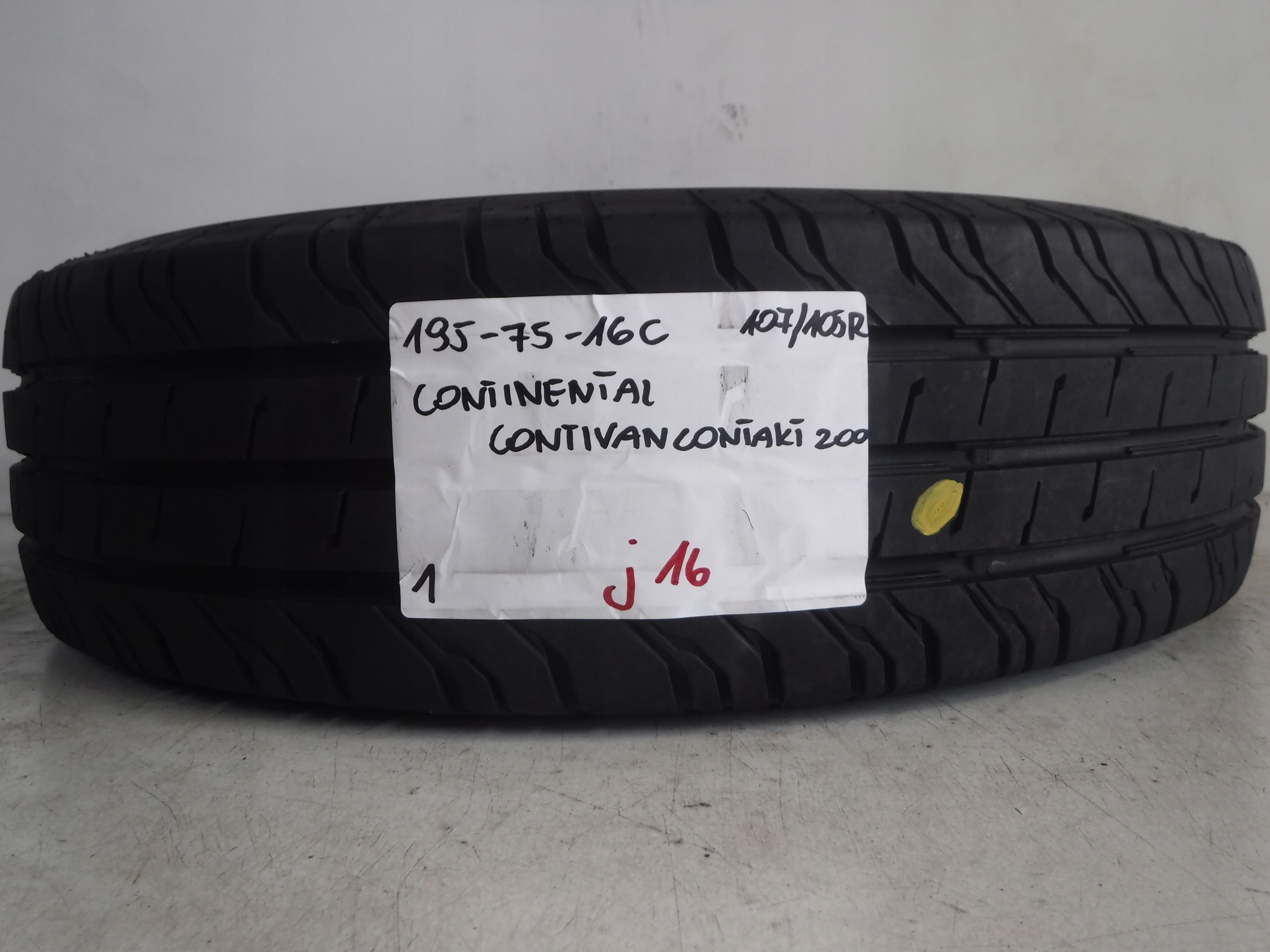 ШИНЫ CONTINENTAL VANCONTACT 200 195/75 / 16C 107R