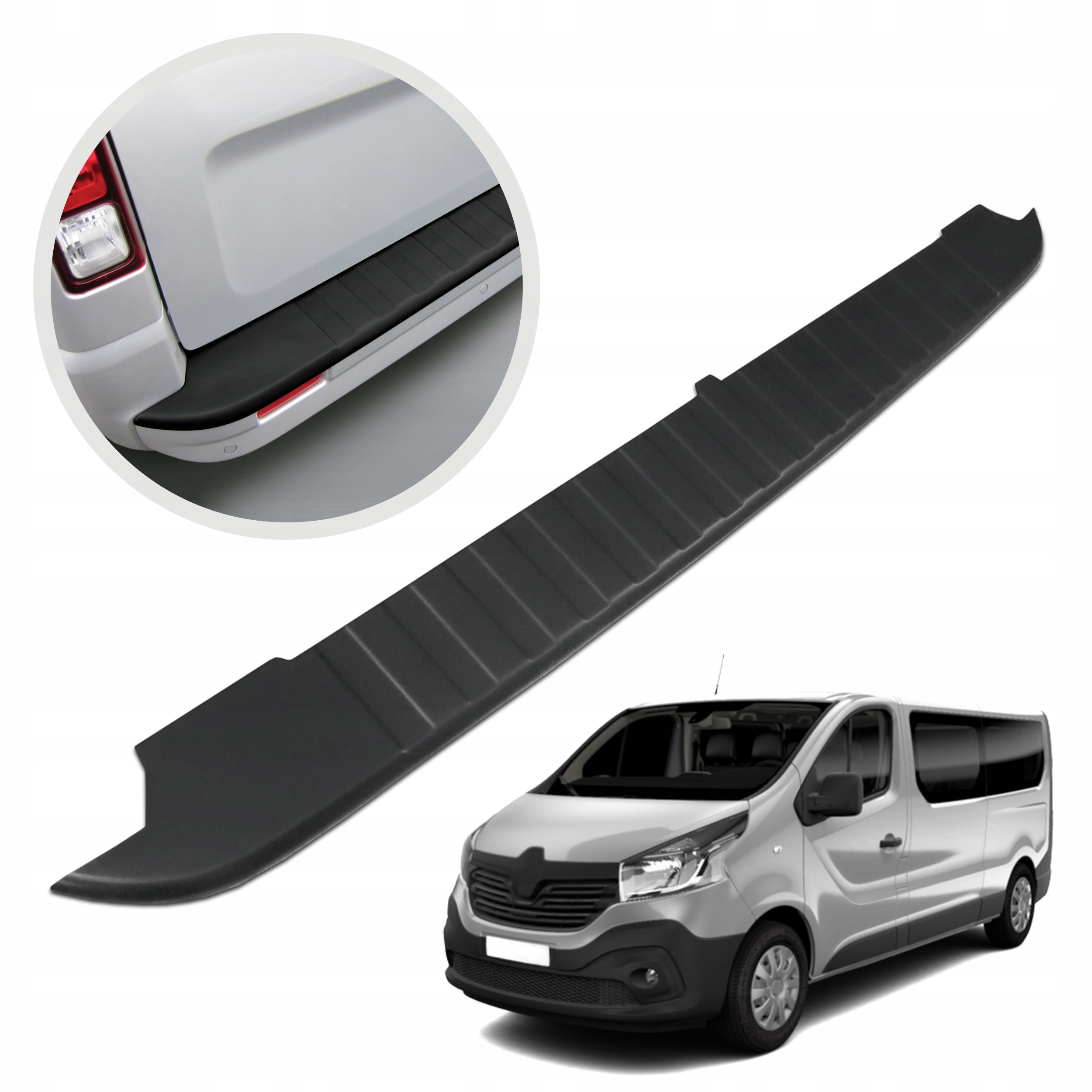 Ochranná lišta na zadný nárazník pre Renault Trafic 2014-
