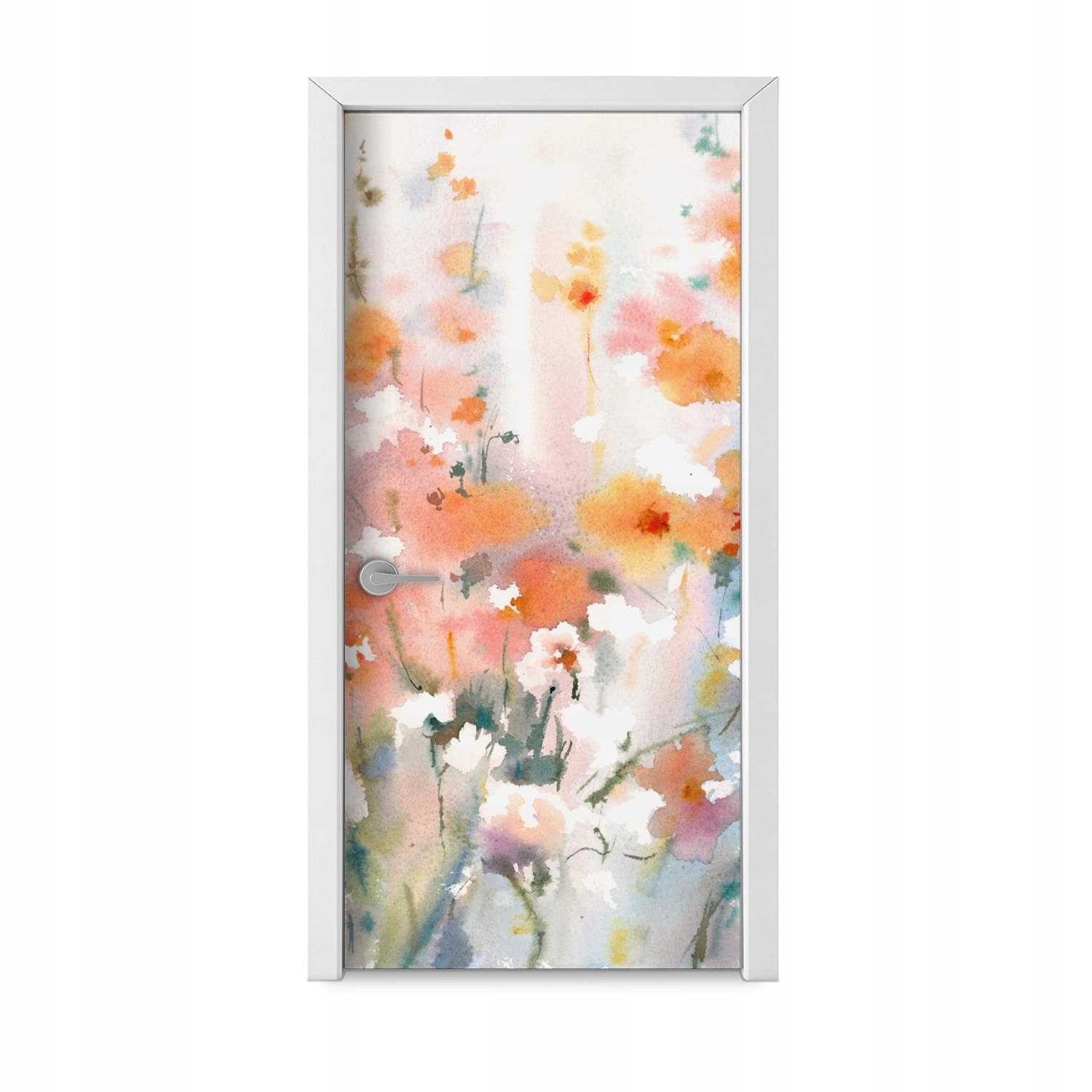 

Dekoracyjne naklejki dla dziecka Malowane kwiaty