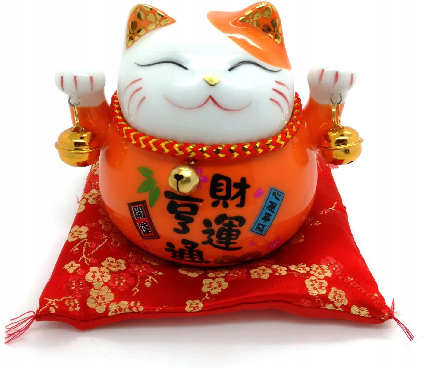 

Skarbonka Kot Maneki-Neko Szczęścia Porcelana 12cm