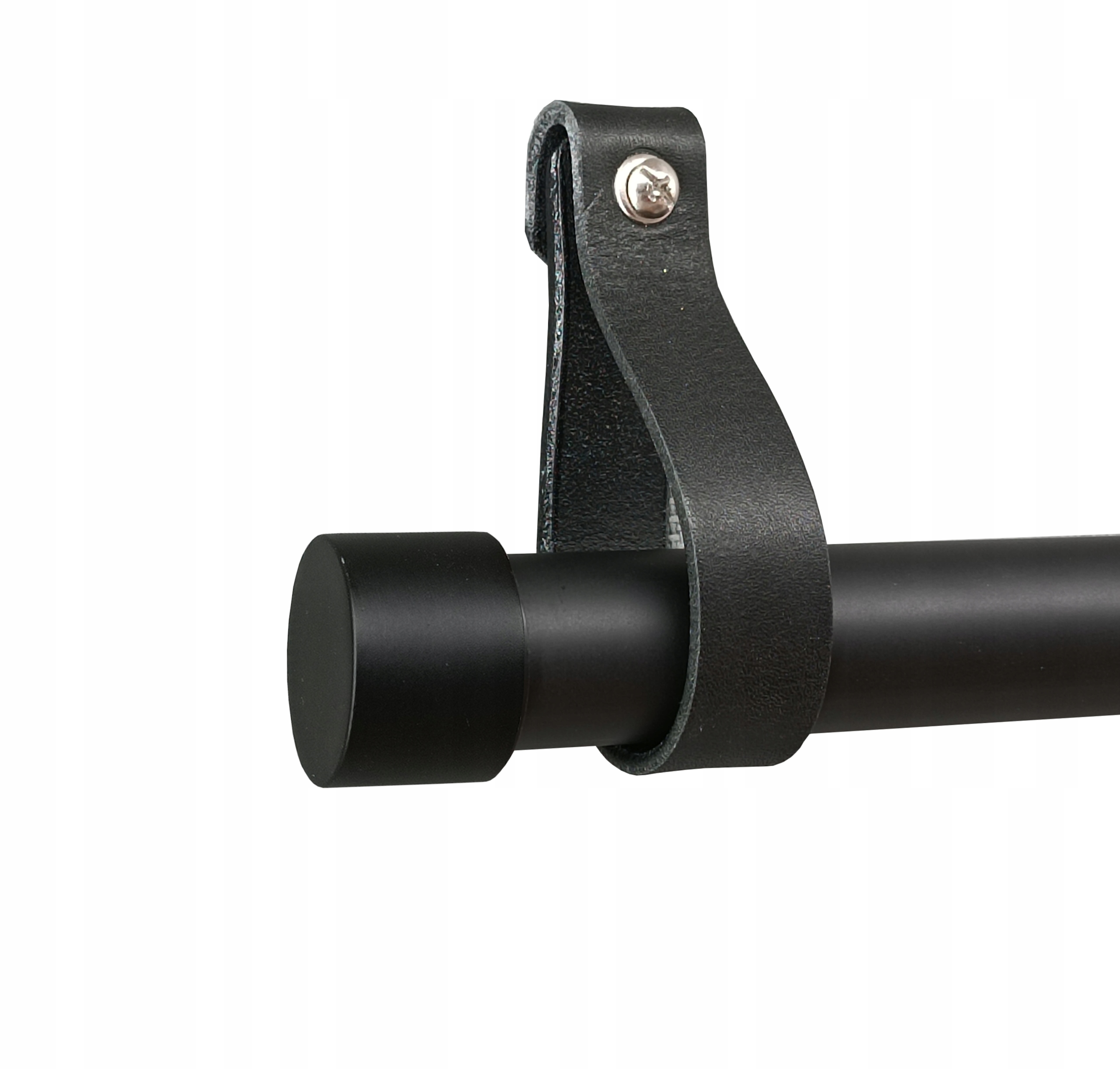 Garnýž 25 mm Černý 400 cm držák Kůže černý 1