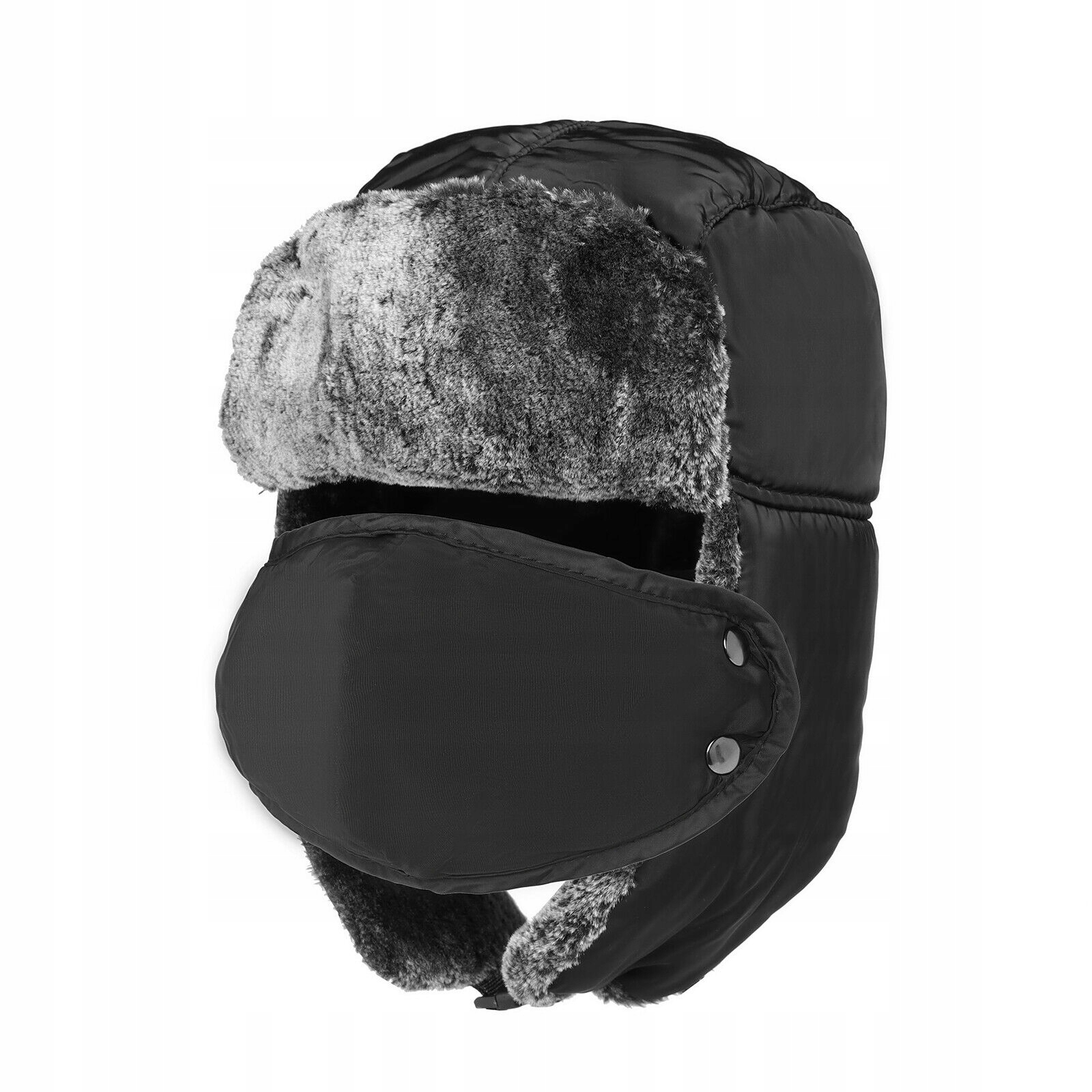 

Zimowa Czapka Z Nausznikami Zdejmowaną Maską 2W1