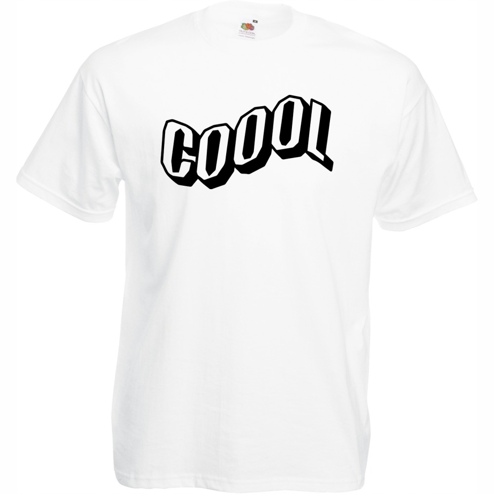 

Koszulka cool napis super L biała