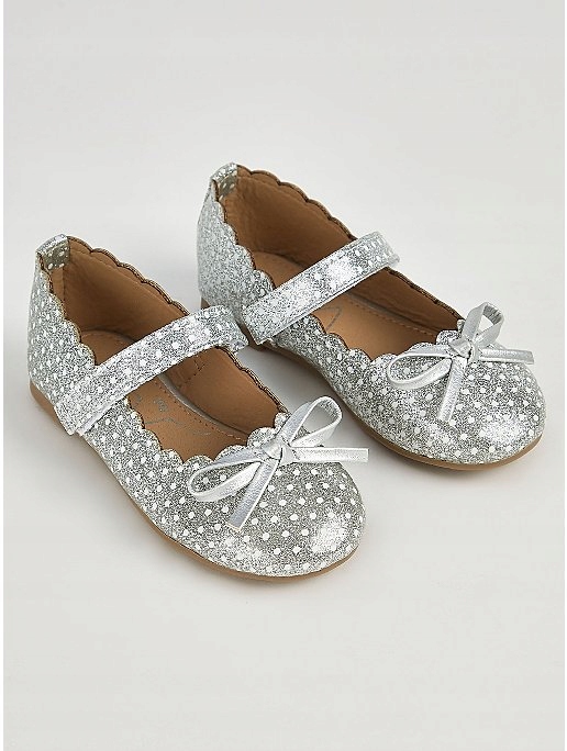 

George buty balerinki srebrne kokardka 29