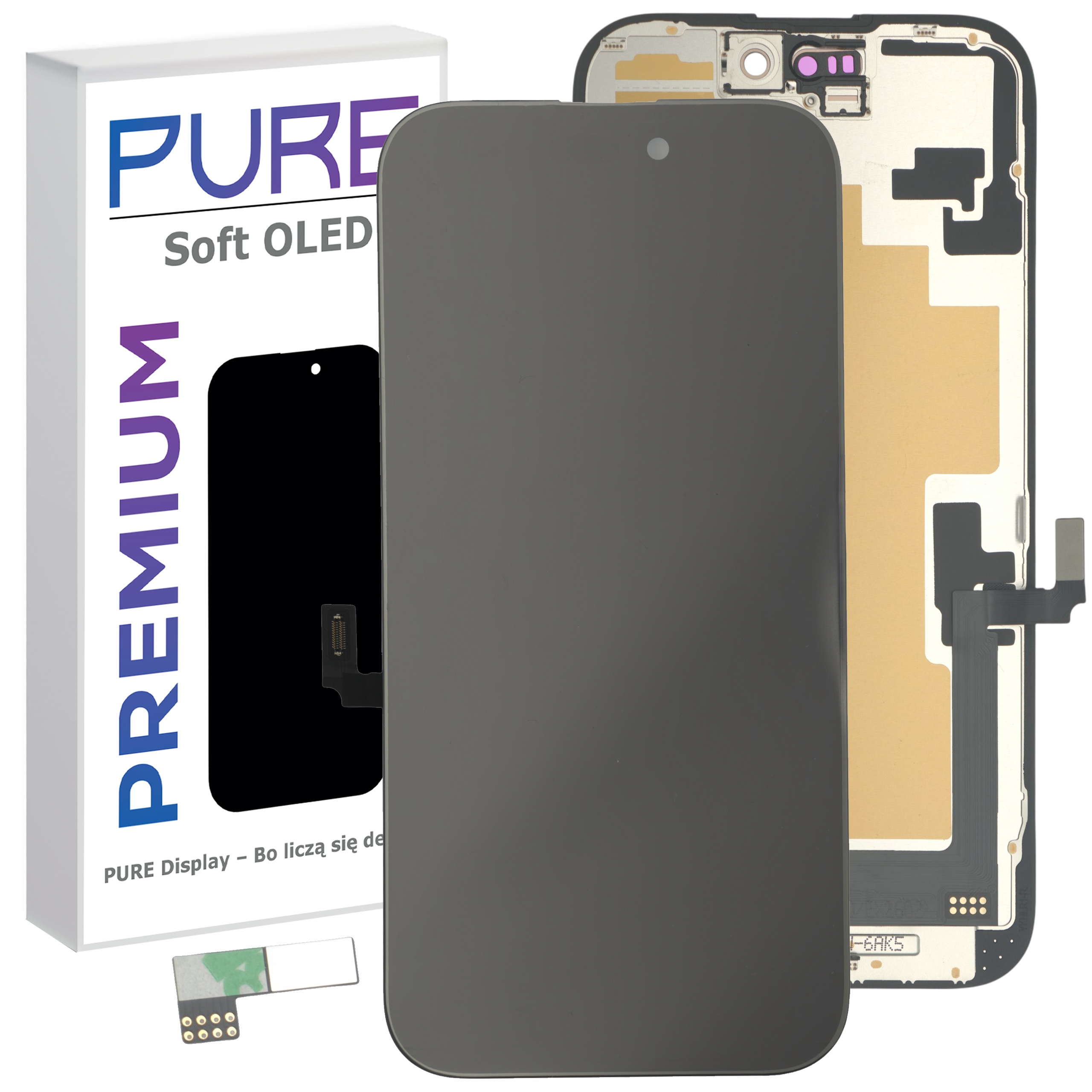 Pure LCD displej pro Apple iPhone 16 Soft Oled Fhd IC