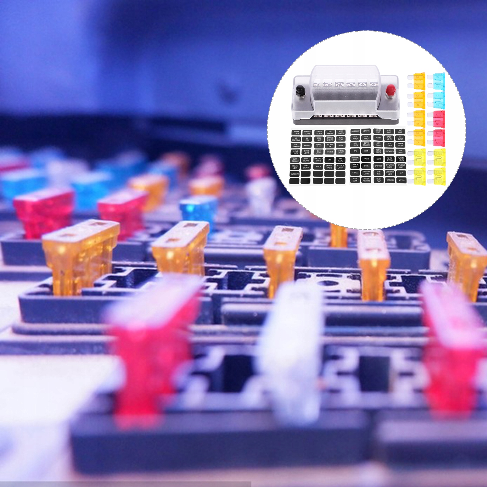ZESTAWOWNIK FUSÓW 6 PRZEWODOWY SAMOCHODU I ŁODZI Producent części Inny