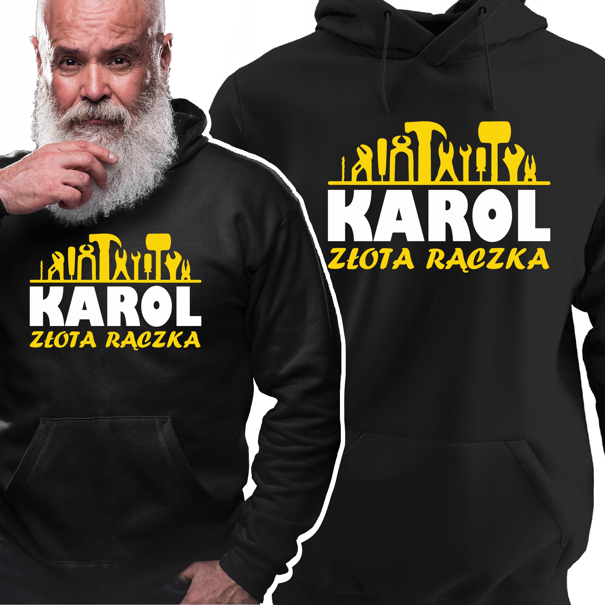 

Bluza Prezent Dla Złotej Rączki Z Imieniem Faceta