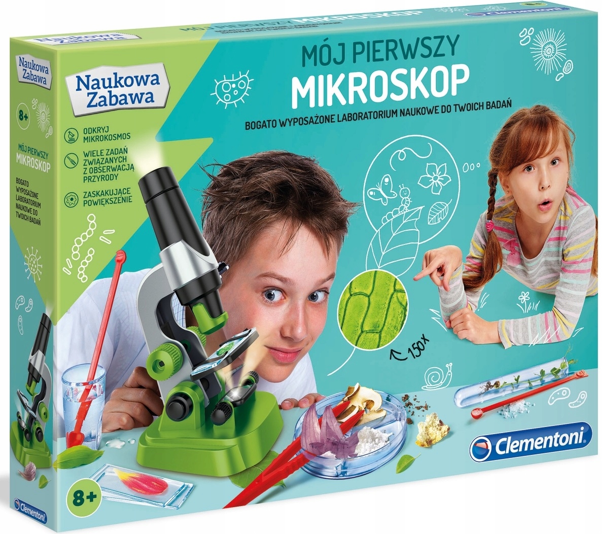

Mikroskop Edukacyjny Akcesoria Clementoni 150 Zoom