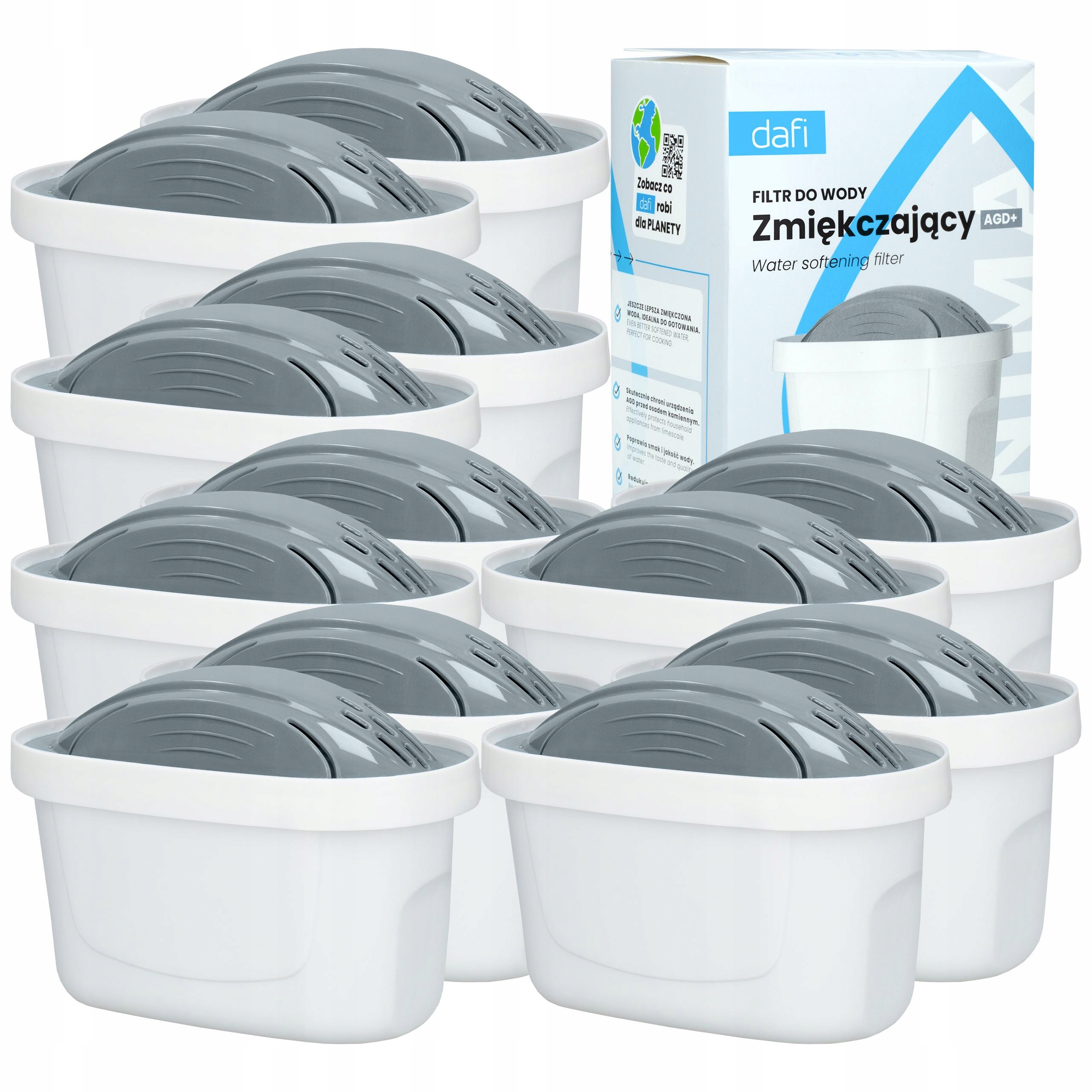 Filtr Dafi Unimax Agd+ do twardej wody do dzbanka Dafi 12 sztuk