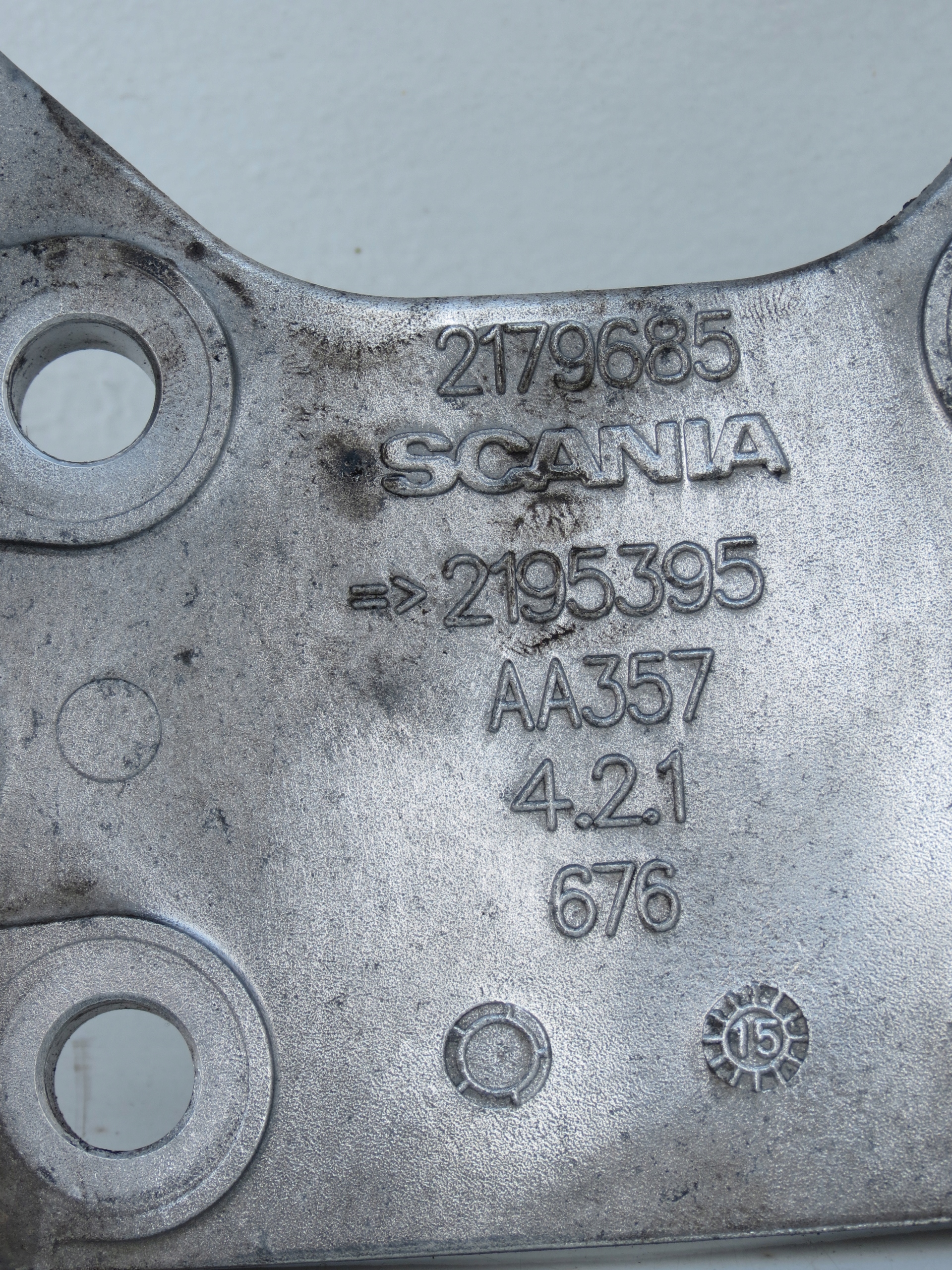Console Support plaque Cabine 2195395 SCANIA P,G,R,T