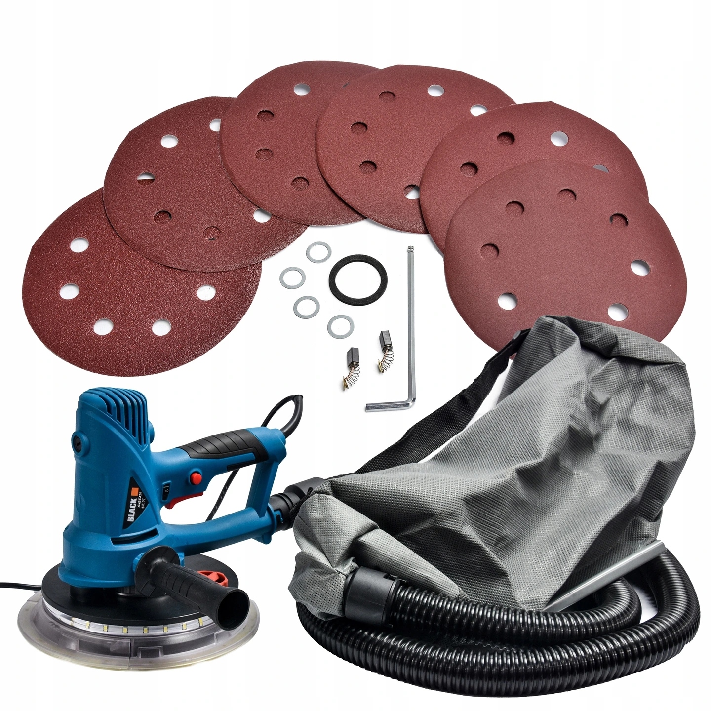 MOCNA SZLIFIERKA DO GIPSU GŁADZI 2200W PAPIER LED Kod producenta 42601