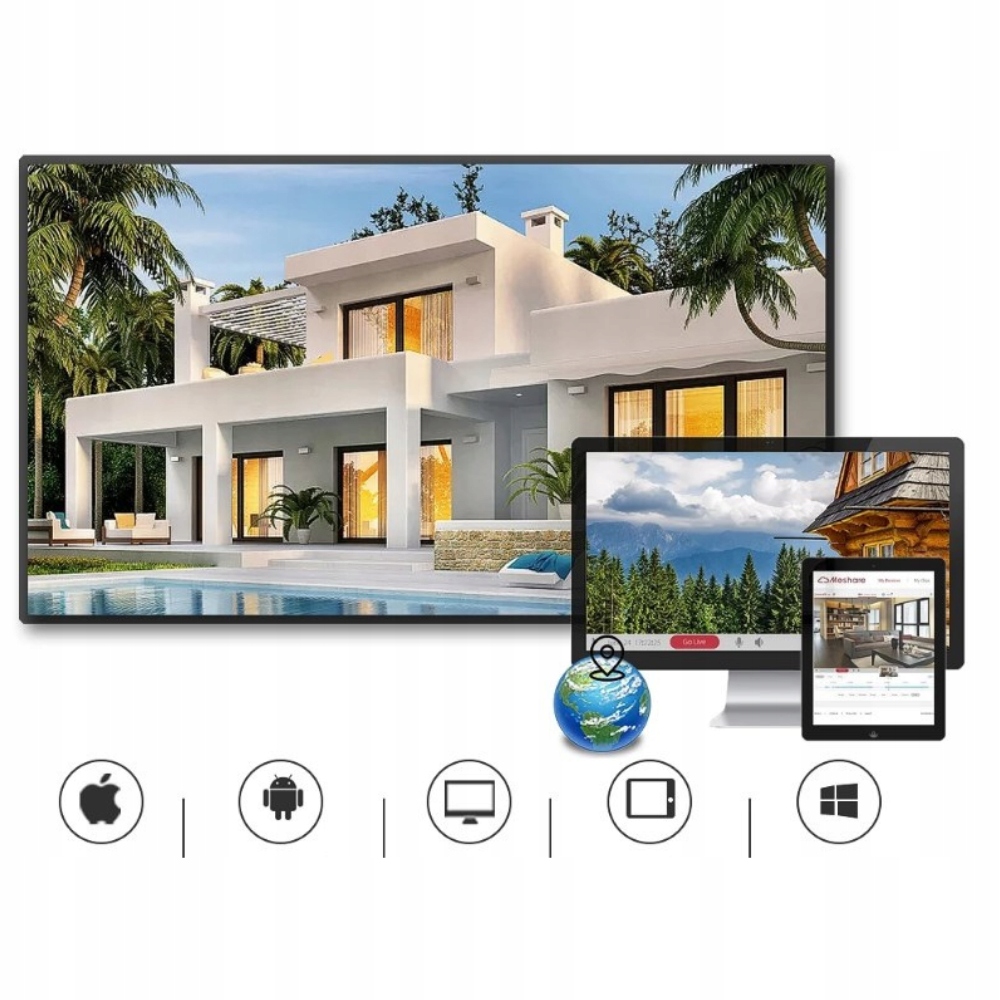 KAMERA ZEWNĘTRZNA WODOODPORNA REJESTRATOR IP66 TUBOWA IP PoE 8MPX HQ ZOOM Waga produktu z opakowaniem jednostkowym 1 kg