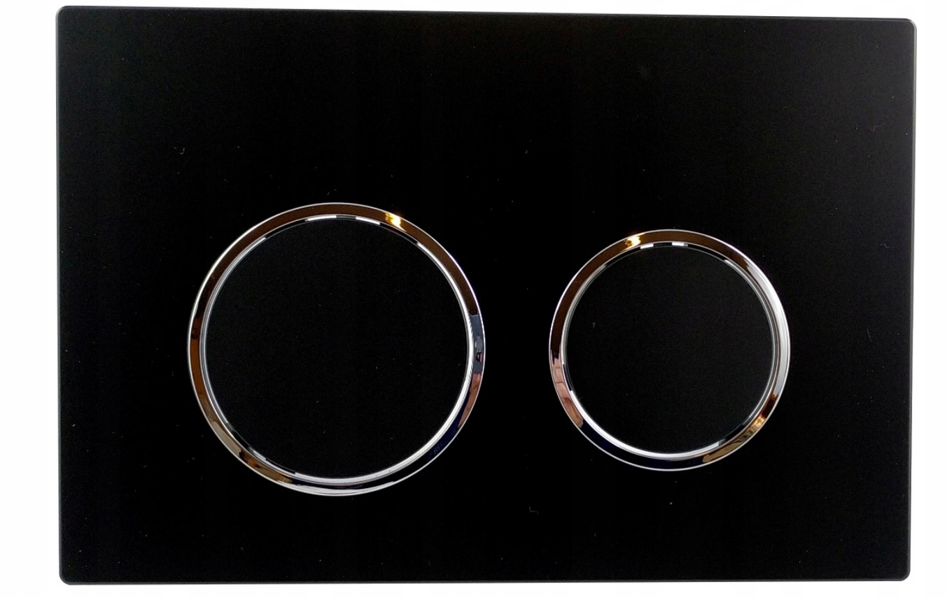 Splachovací tlačidlo Wc Bella čierne matné pre stojan Geberit Omega