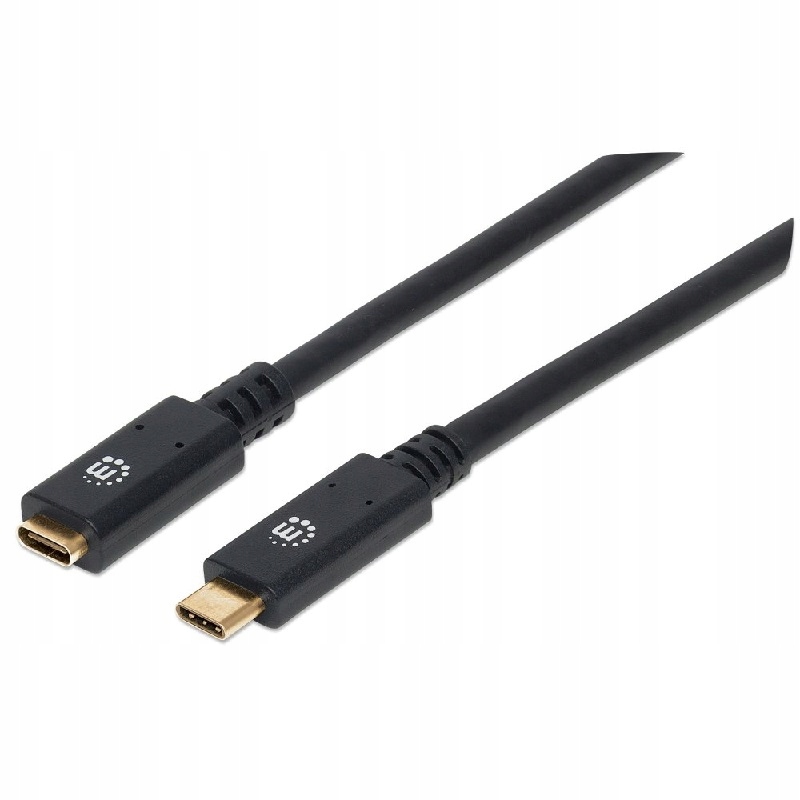 

Kabel Przedłużacz Usb-c 3.2 Gen1 M/f 1m 60W 3A