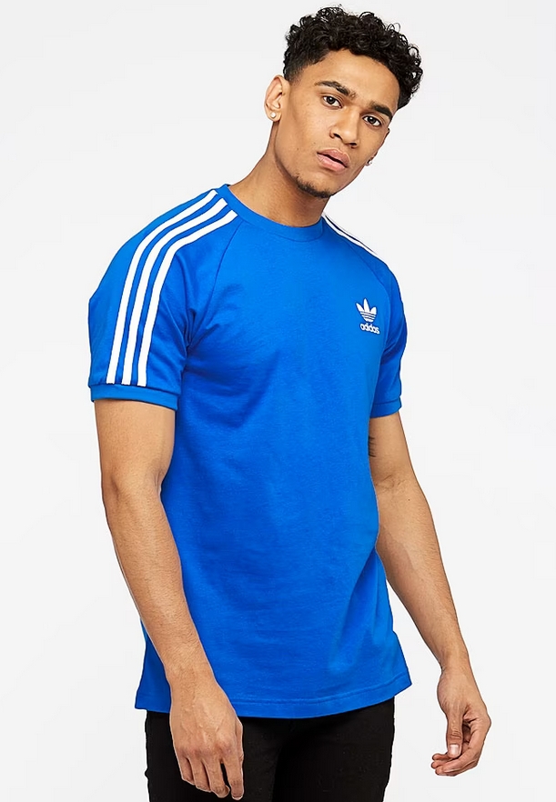 2959 KOSZULKA MĘSKA ADIDAS ORIGINALS T-SHIRT BAWEŁNIANA CALIFORNIA BLUE L