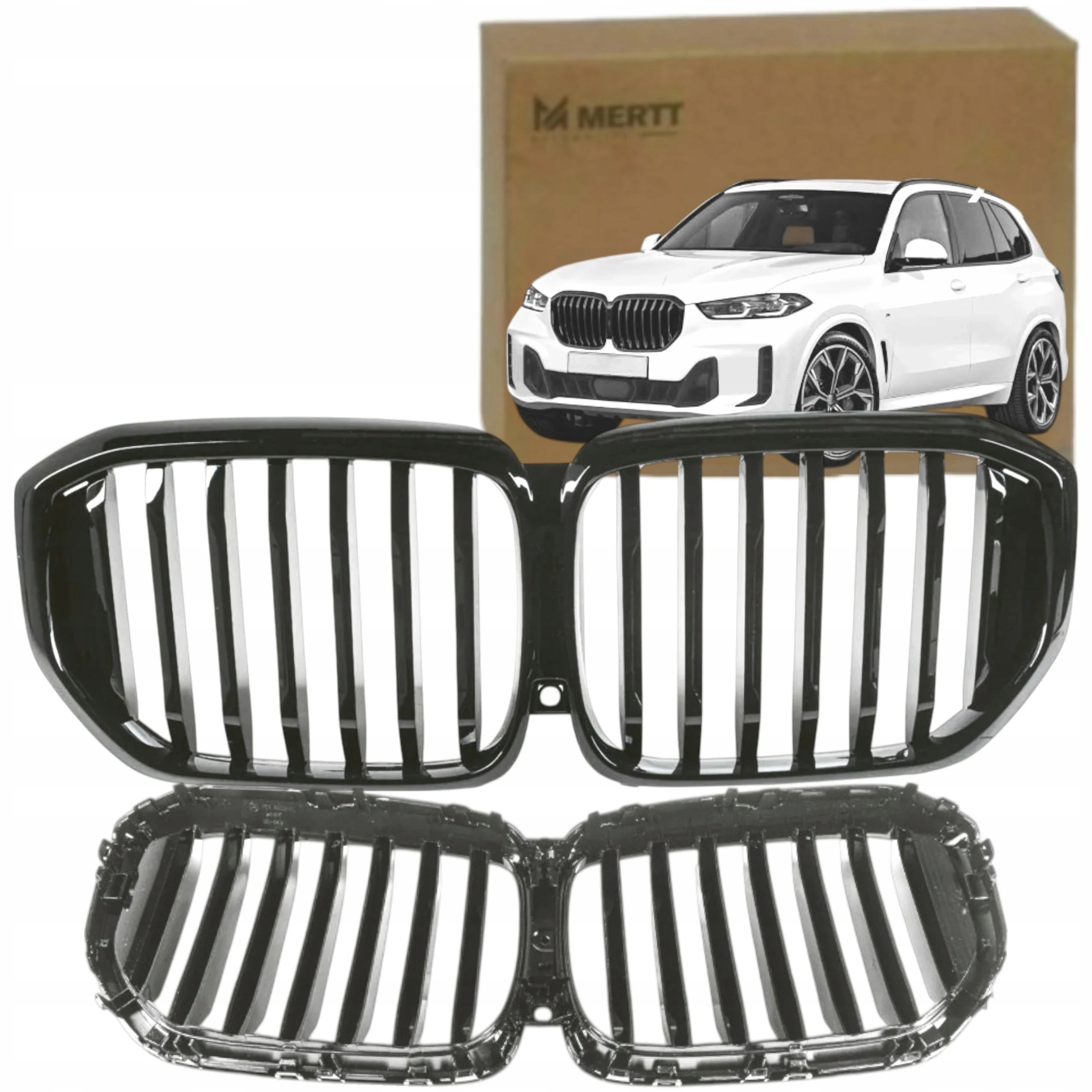 Bmw X5 G05 LCI 2023+ Polift Atrapa Chladiče Ledviny Přední Gril Lesklý