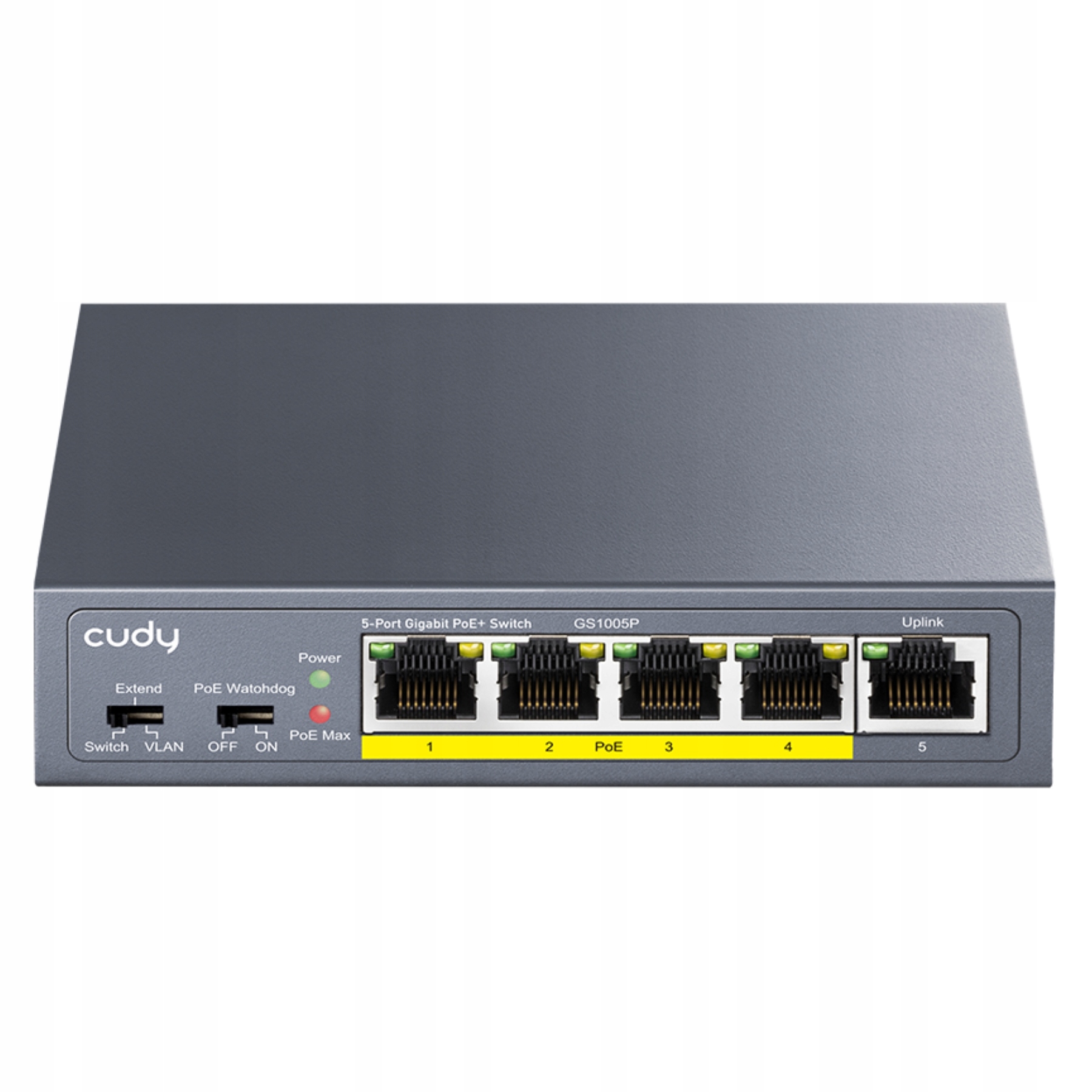 Switch Poe GS1005P 4-PORTOVÝ Cudy