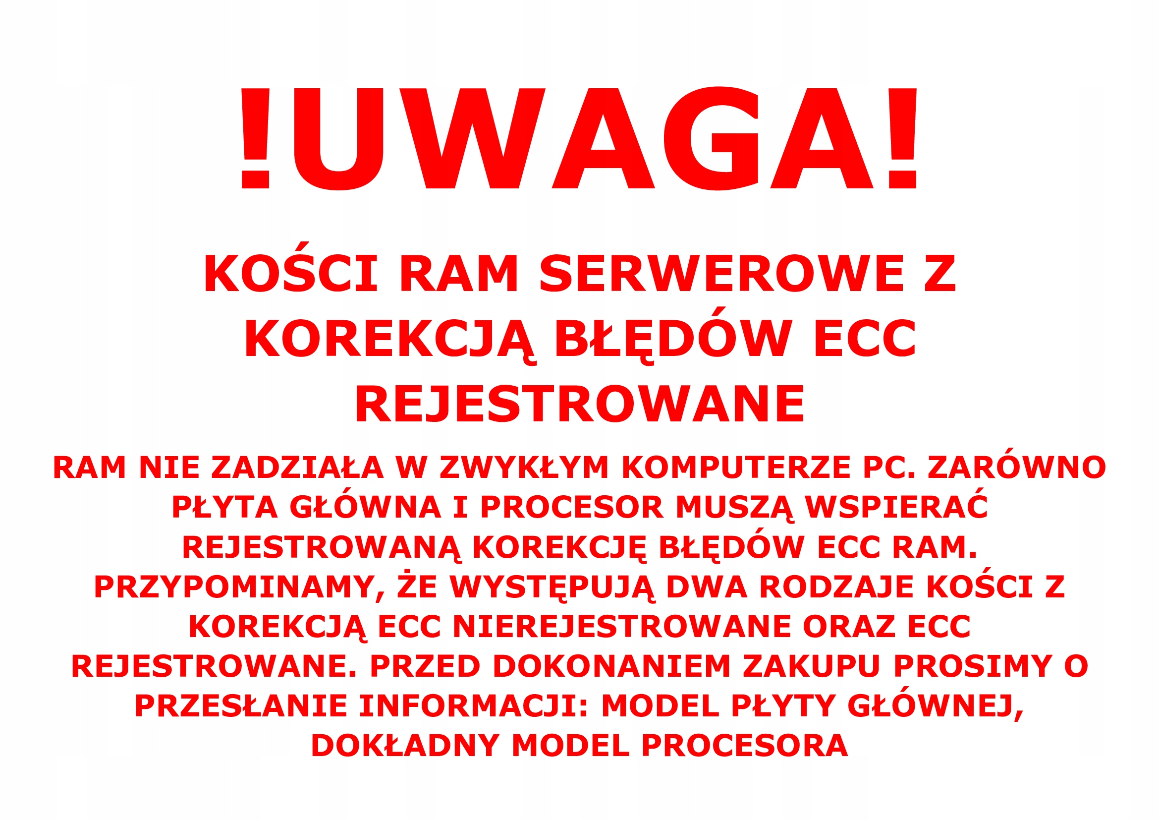 HYNIX RAM DDR3 16GB 1066MHz CL7 ECC SERWEROWE Chłodzenie radiator