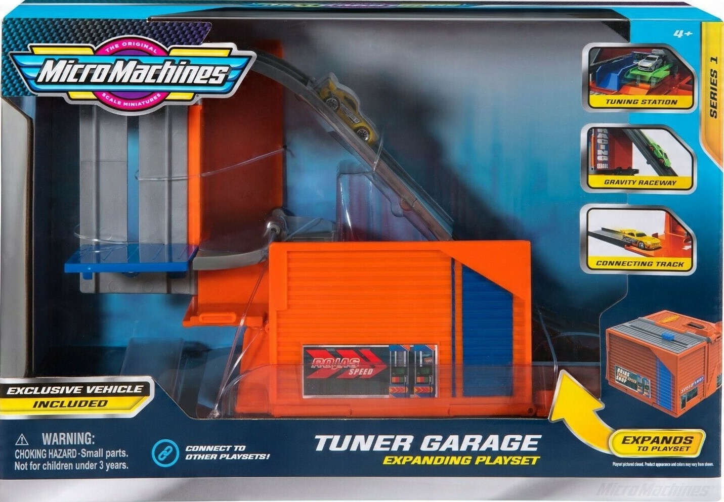 

Micro Machines Zestaw Rozkładany Garaż Parking