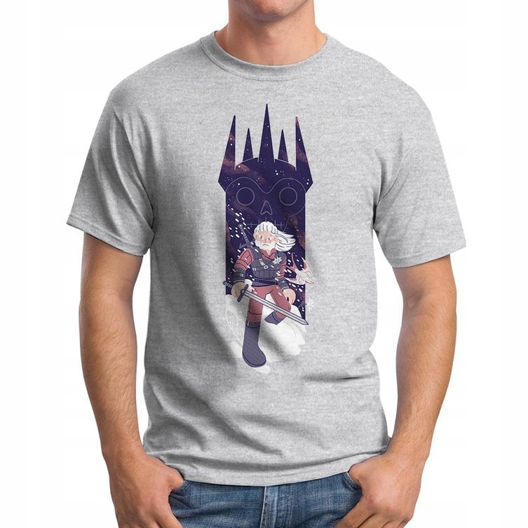 

Koszulka T-Shirt Witcher Cute Wild Hunt L