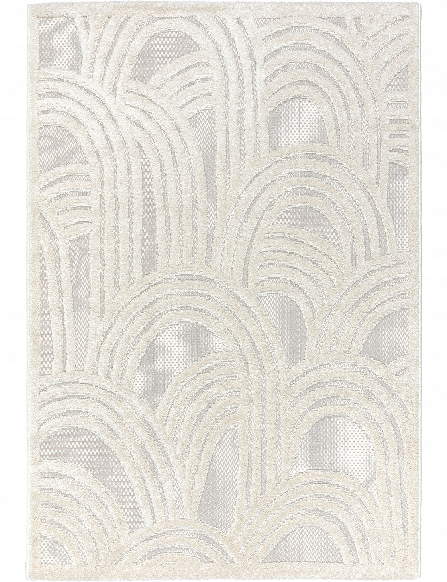 Koberec Boho Cora 160x230 cm 3D Abstrakt krémový, béžový