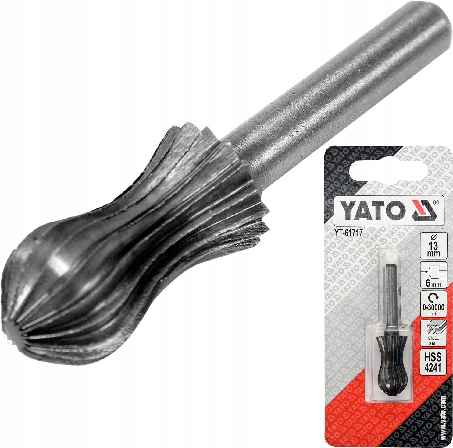 

Frez Pilnik Trzpieniowy Metalu Hss 13mm Gruszkowy