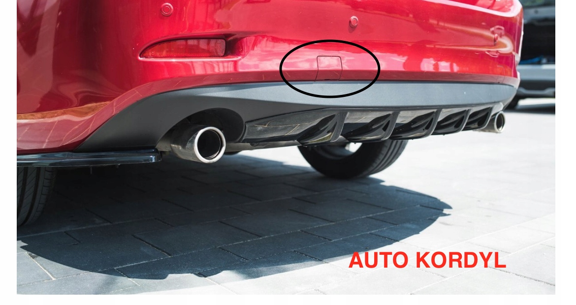 ZAŚLEPKA NAKŁADKA HAK TYŁ LEW MAZDA 6 GJ 12- KOLOR