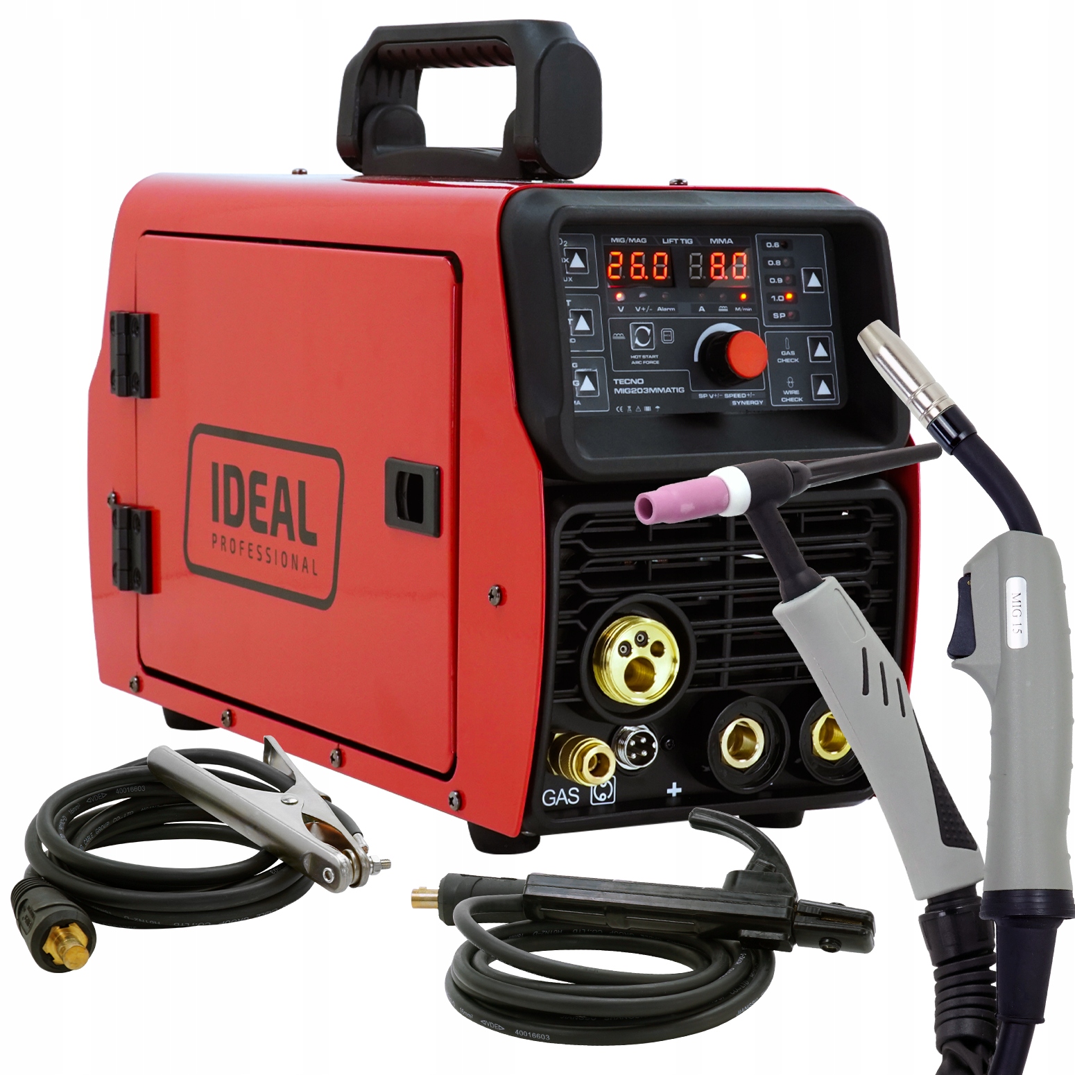 

Spawarka Migomat 3w1 Mig 200 Synergia Mma Tig 230V