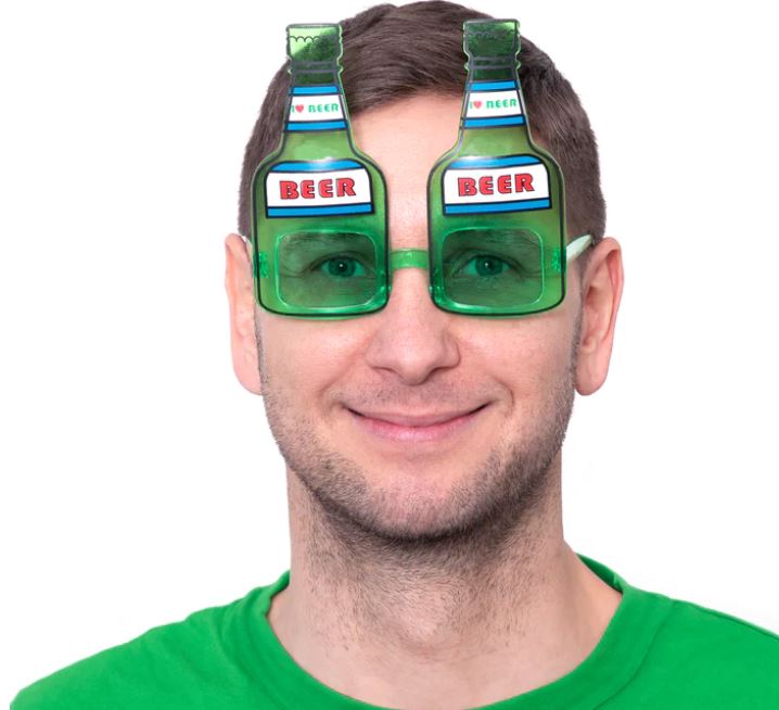 ŚMIESZNE OKULARY imprezowe BUTELKA party event urodziny sylwester karnawał Kod producenta 143360