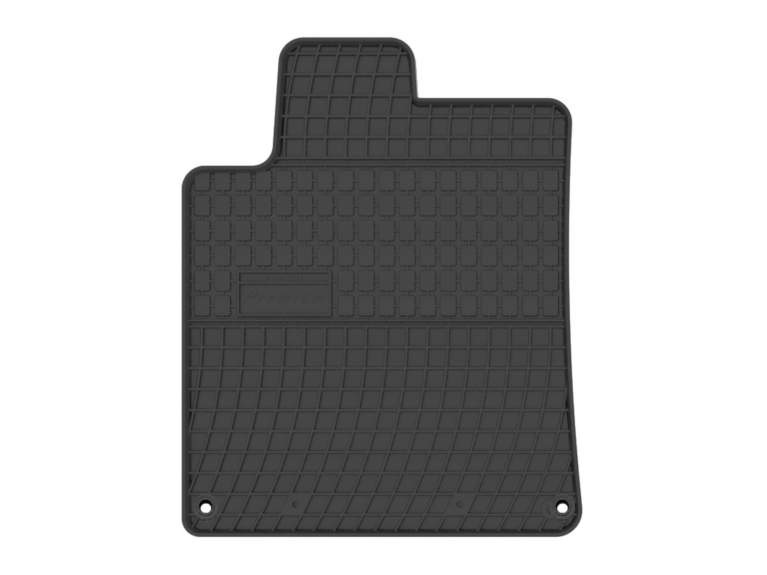 Dywanik gumowy kierowcy do Peugeot 407 2004-2011 PilotPad stopery Cp rant