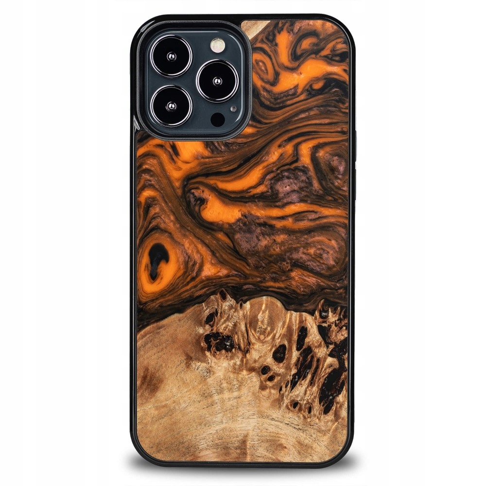 Pouzdro Bewood Unique pro iPhone 13 Pro Max oranžové