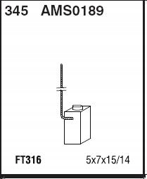 SZCZOTKI ALTERNATORA TOYOTA Producent części Magneti Marelli