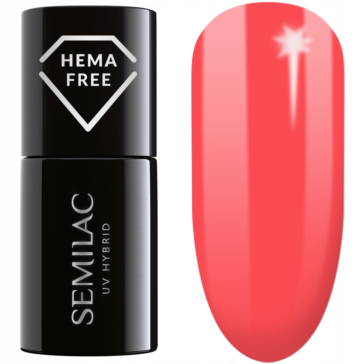 

445 Semilac Lakier Hybrydowy Tropical Flamingo 7ML