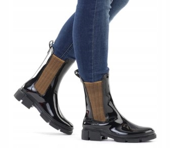 RIEKER DAMSKIE KALOSZE WYSOKIE GUMOWE 39 1ŻCH