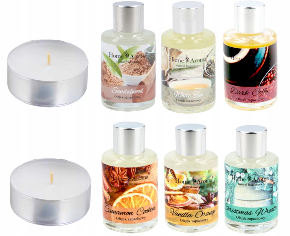 

6x Olejek Zapachowy 2 Podgrzewacze (tealight)